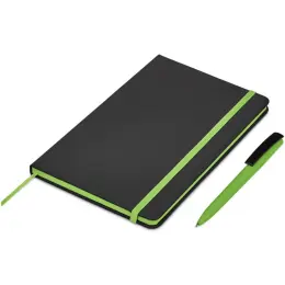 Altitude Johnson Notebook & Pen Set New Lime